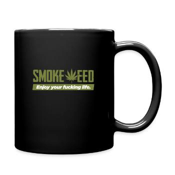 Mauvaises herbes - Mug uni - noir - Droite