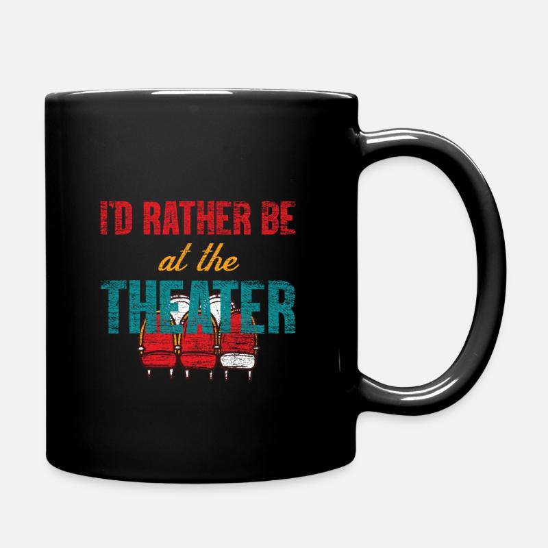 Theater - Tasse einfarbig - Schwarz