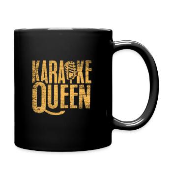 Karaoke - Tasse einfarbig - Schwarz - Rechts