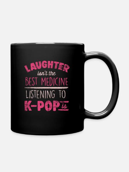 K-Pop - Tasse einfarbig - Schwarz