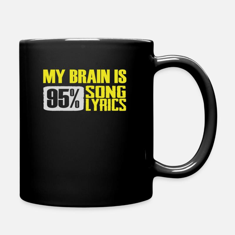 To sing - Full Colour Mug - black
