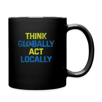 Le changement climatique - Mug uni - noir - Droite