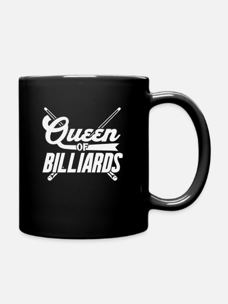 Billard - Tasse einfarbig - Schwarz