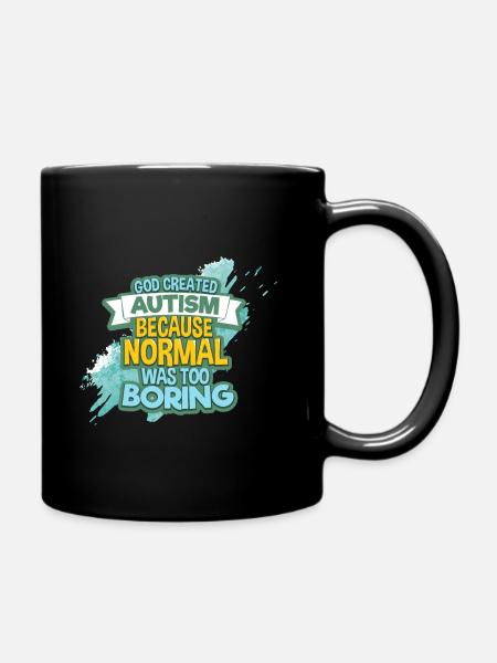 autisme - Mug uni - noir