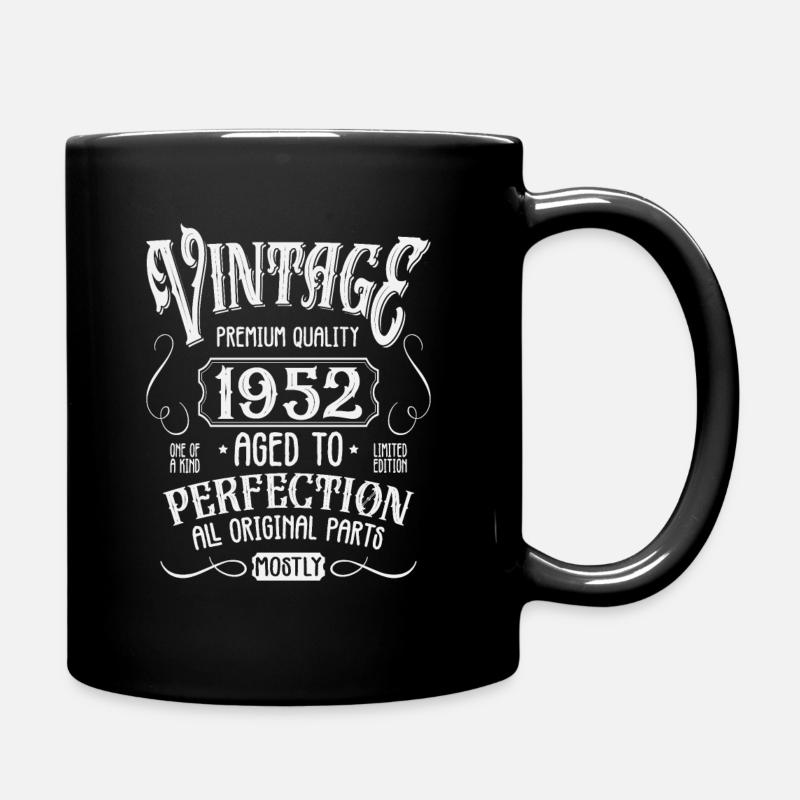 Anniversaire né en 1952 - Mug uni - noir