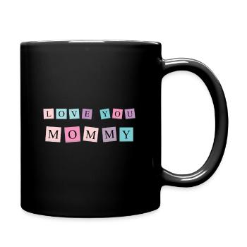 Mother's Day Gift mothers day saying | Mother's Day - Full Colour Mug - black - Right
