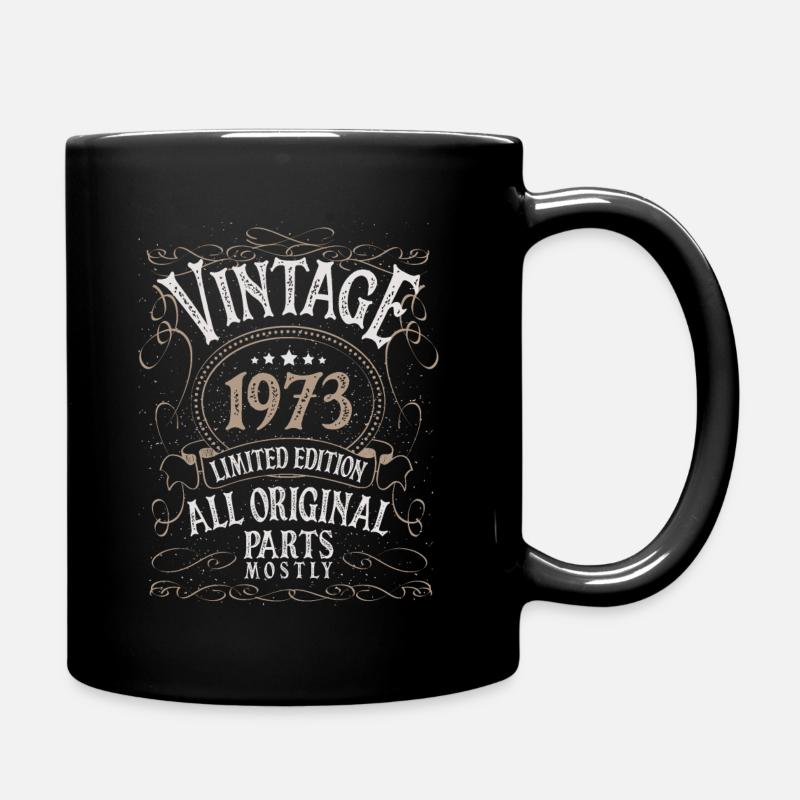 Anniversaire né en 1973 - Mug uni - noir