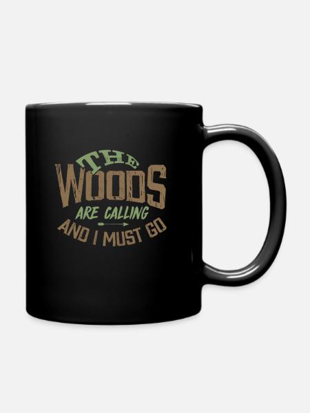 forêt - Mug uni - noir