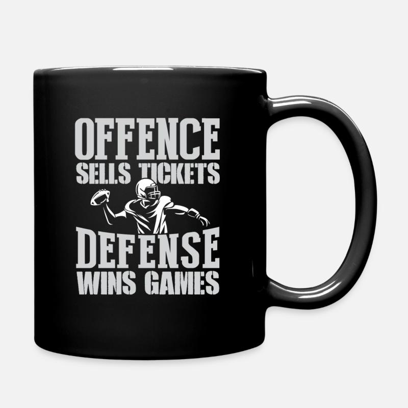 American football - Full Colour Mug - black