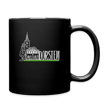 Dorsten - Meine Stadt - - Heimat - Tasse einfarbig - Schwarz - Rechts