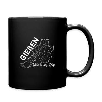 Giessen - My City - City Breaks - Road Trip - Full Colour Mug - black - Right