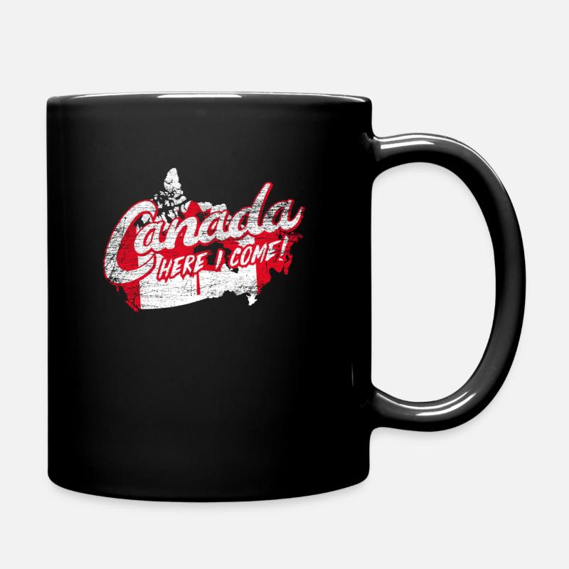 Kanada - Tasse einfarbig - Schwarz