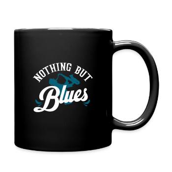 Blues - Tasse einfarbig - Schwarz - Rechts