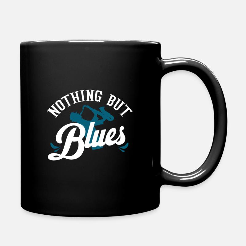Blues - Tasse einfarbig - Schwarz