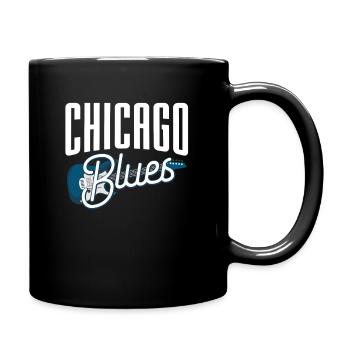 Blues Gitarre - Tasse einfarbig - Schwarz - Rechts