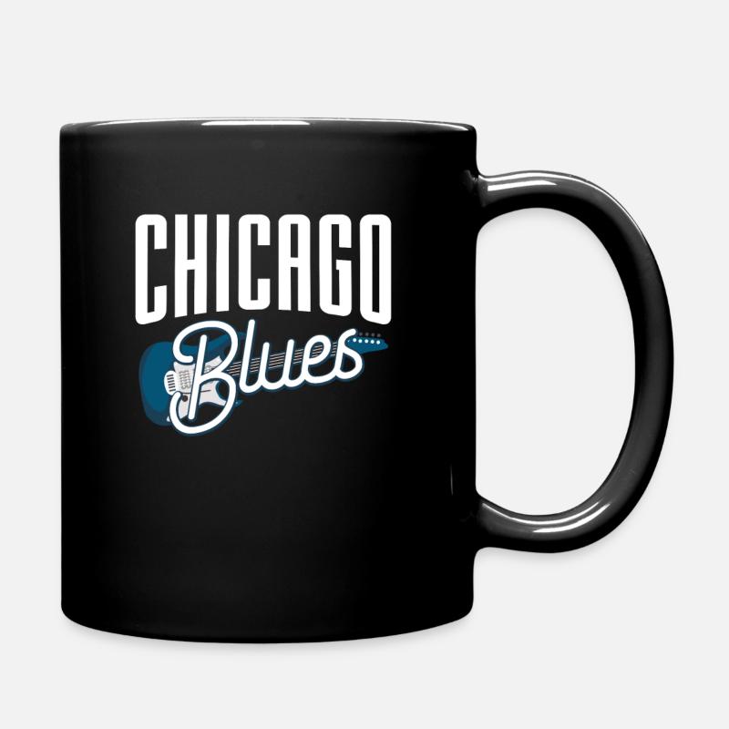Guitare blues - Mug uni - noir