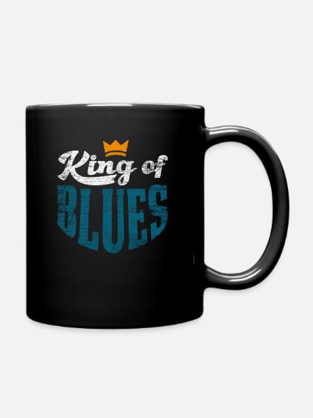 blues - Full Colour Mug - black
