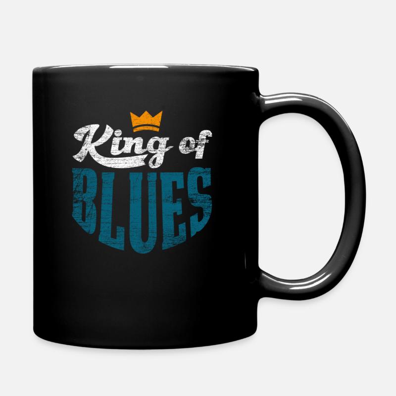 Blues - Tasse einfarbig - Schwarz