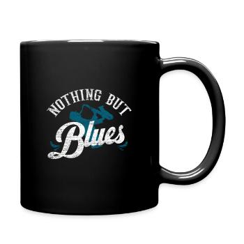 Blues - Tasse einfarbig - Schwarz - Rechts