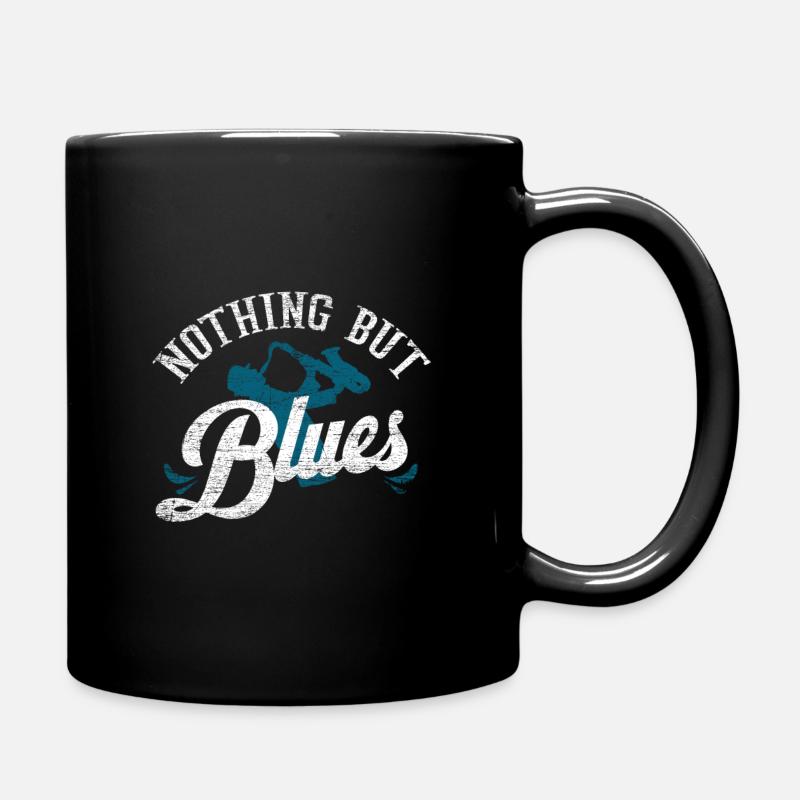 Blues - Tasse einfarbig - Schwarz