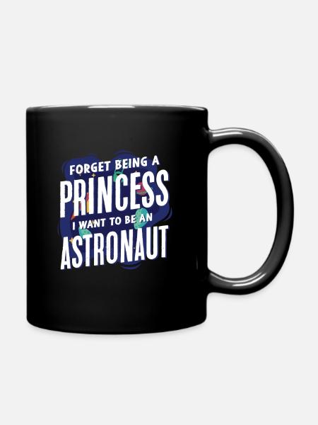 astronaut - Full Colour Mug - black