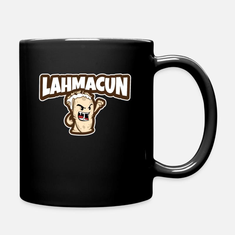 Lahmacun Döner Kebab Grill Dönerspieß Kebap Dürüm - Tasse einfarbig - Schwarz