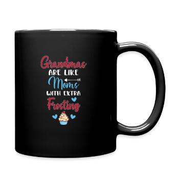 Grandmas - Full Colour Mug - black - Right