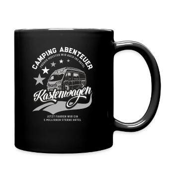 Panel van adventure - Mug uni - noir - Droite