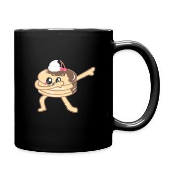 Tanzen Steppen Abrocken Beaten Dancen Pancake - Tasse einfarbig - Schwarz - Rechts