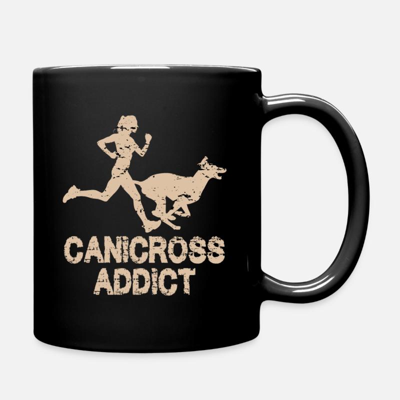 Canicross Addict - Mug uni - noir