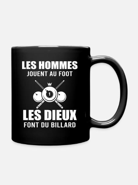 Billard / Joueur de billard - Mug uni - noir