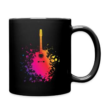 Guitar Splash Guitar Player Gift Guitare électrique - Mug uni - noir - Droite