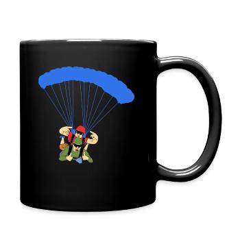 Skydiver Adrenaline Jump Skydiver - Full Colour Mug - black - Right