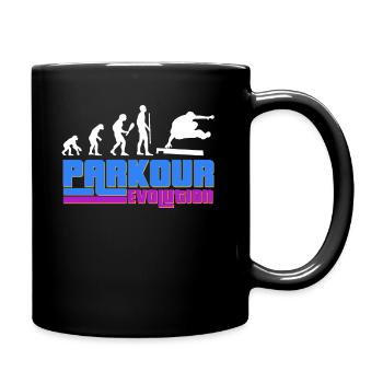 Parkour Evolution Parkourtricks Sport - Mug uni - noir - Droite