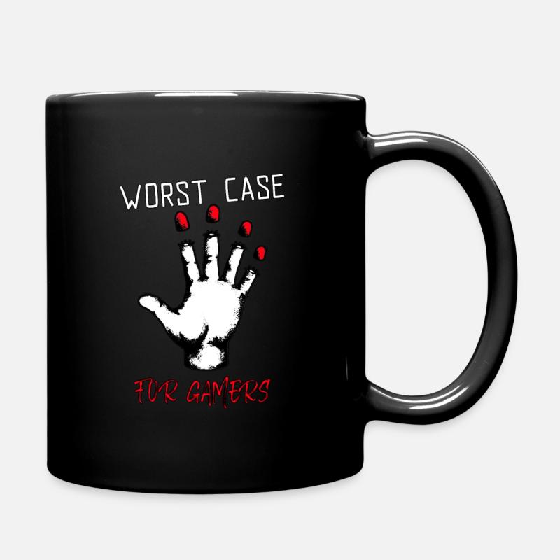 Worst Case for Gamers - Das schlimmste was Zockern - Tasse einfarbig - Schwarz