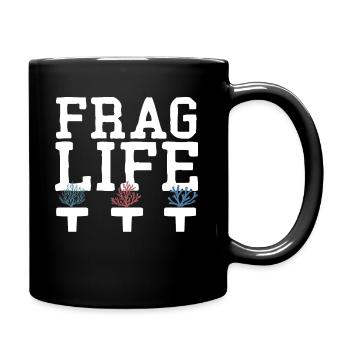 Ask Life Coral Aquarium & Aquarist, Saltwater - Full Colour Mug - black - Right