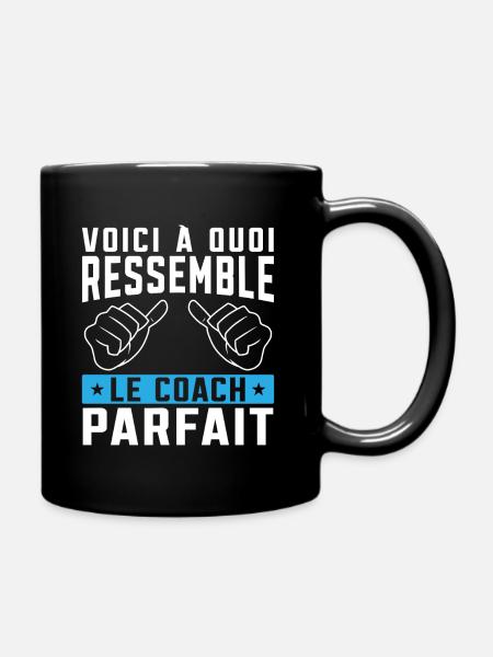 Coach parfait - Humour Cadeau pour coach sportif - Mug uni - noir