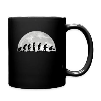 Evolution Geek Programmeur d’ordinateur cadeau - Mug uni - noir - Droite