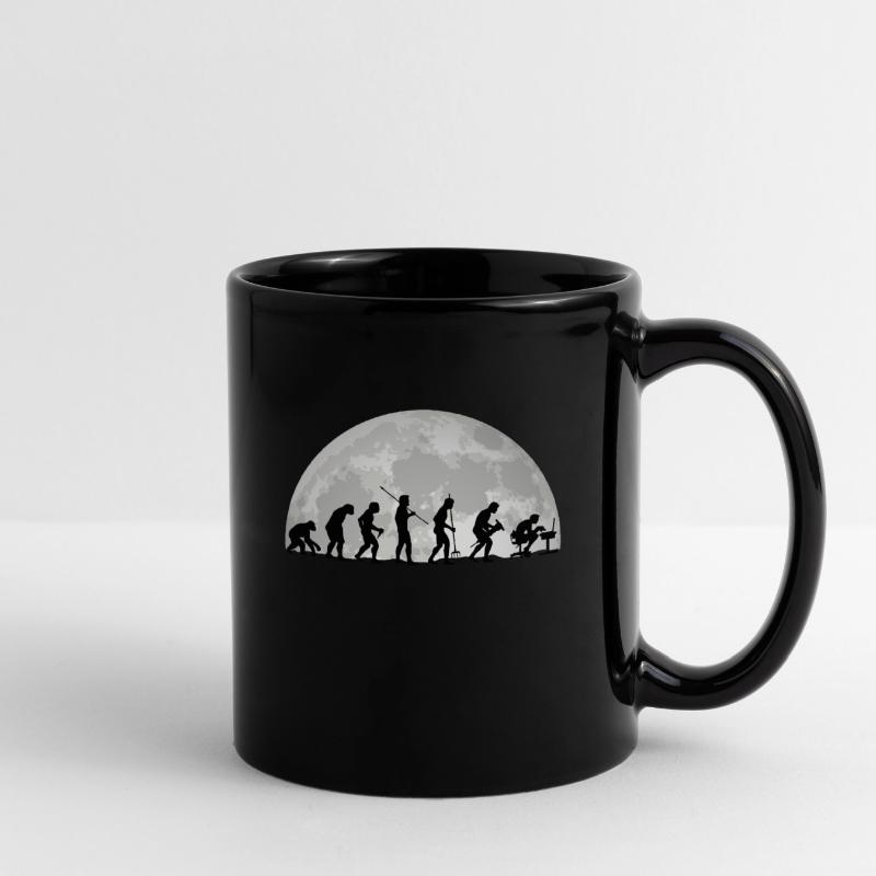 Evolution Geek Computer Programmierer Geschenk Tasse einfarbig