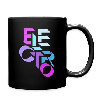 Electro Muisk, DJ, House Electro Charts - Mug uni - noir - Droite