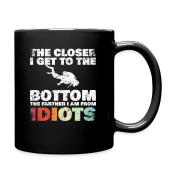 Plongée au plus près du fond Plongée Plongée Plongée - Mug uni - noir - Droite