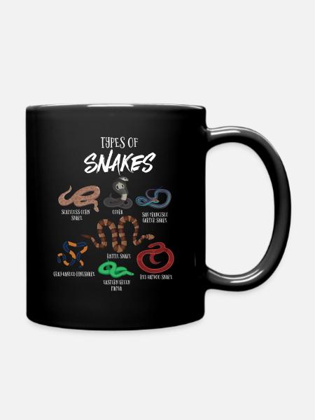 Types de serpents, Serpent, Types de serpents, Cobra - Mug uni - noir