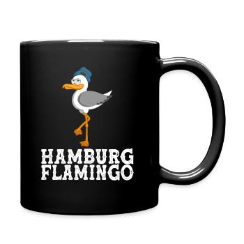 Mouette de Hambourg Moin Nord HH - Mug uni - noir - Droite