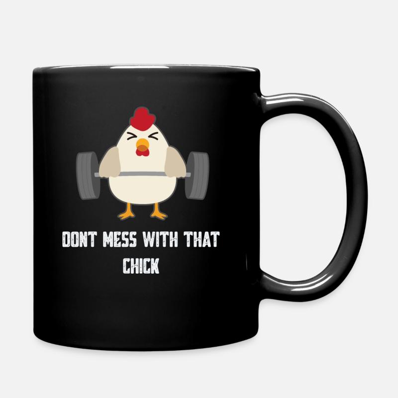 Krafttraining - Tasse einfarbig - Schwarz