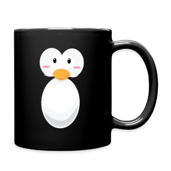 Pinguin Kostüm, Pinguine, süsser Pinguin - Tasse einfarbig - Schwarz - Rechts