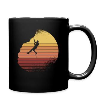 Escalade et alpinisme, Boulder GEschenk - Mug uni - noir - Droite