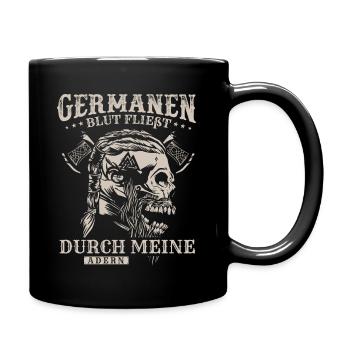 Le sang de Germain coule dans mes veines, Odin - Mug uni - noir - Droite