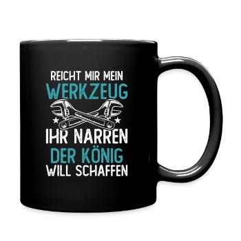 Kältetechniker Klimatechniker - Tasse einfarbig - Schwarz - Rechts