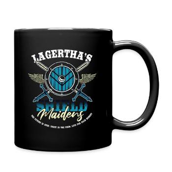 Wikinger Lagertha Bouclier Vierges - Mug uni - noir - Droite