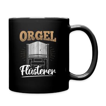 Orgel Kirche Organist - Tasse einfarbig - Schwarz - Rechts